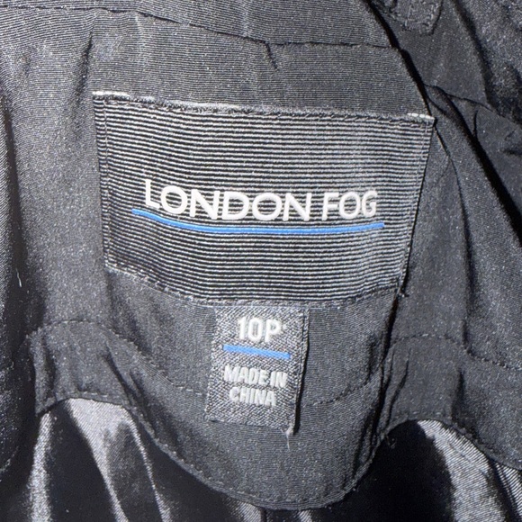 VTG London Fog Women's Black Lightweight Trench Coat - Picture 5 of 13